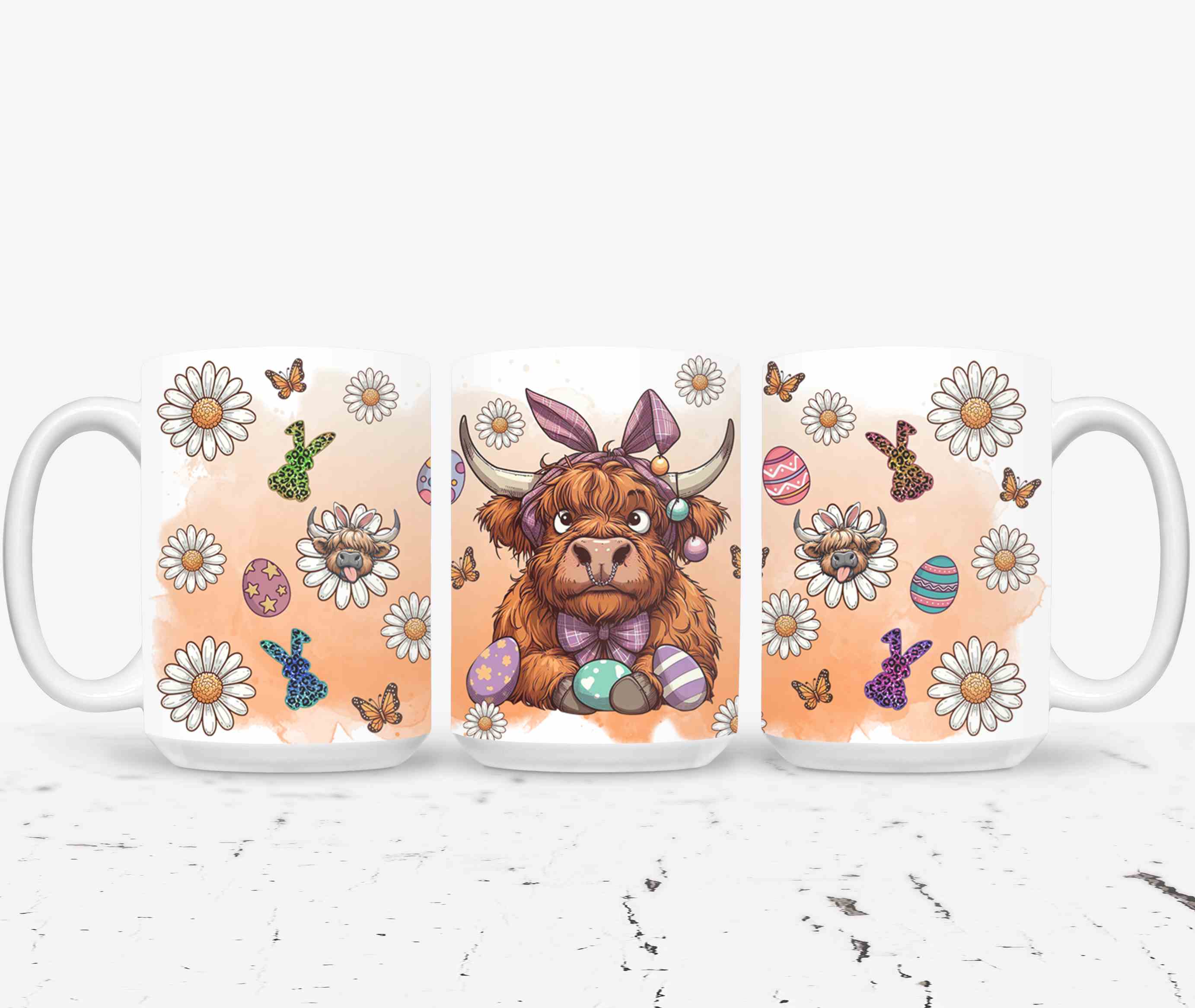 Highland Cow Easter-10392